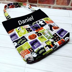 Personalized Halloween treat bags